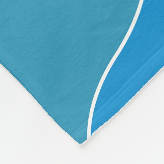 Grote vlooienbank, modern, abstract, kleurrijk, fleece deken (Hoek)