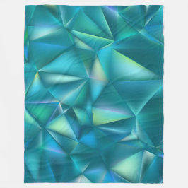 Grote vlootsbank, modern, abstract fleece deken