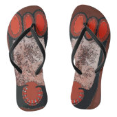 Grote Voet  Abstract Teenslippers (Voetbed)