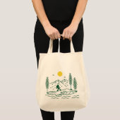 Grote Voet Boodschappentas Tote Bag (Voorkant (product))