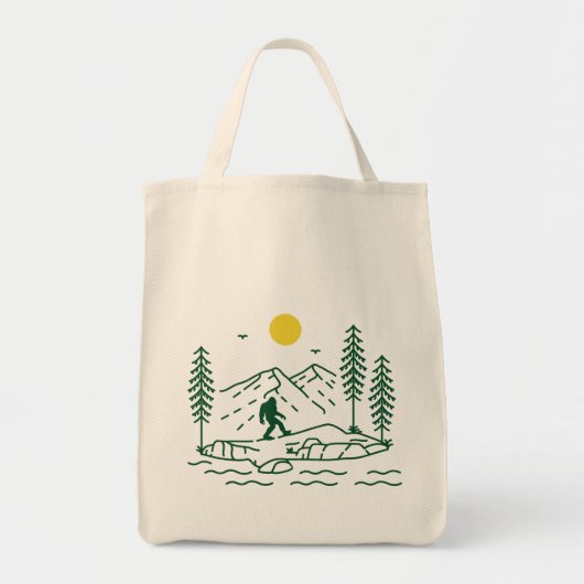 Grote Voet Boodschappentas Tote Bag (Voorkant)