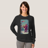 GROTE VOET EN UFO T-Shirt (Voorkant volledig)