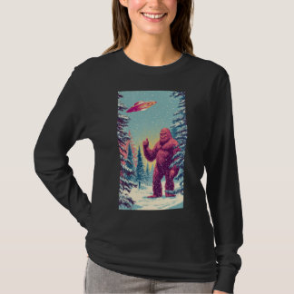 GROTE VOET EN UFO T-Shirt