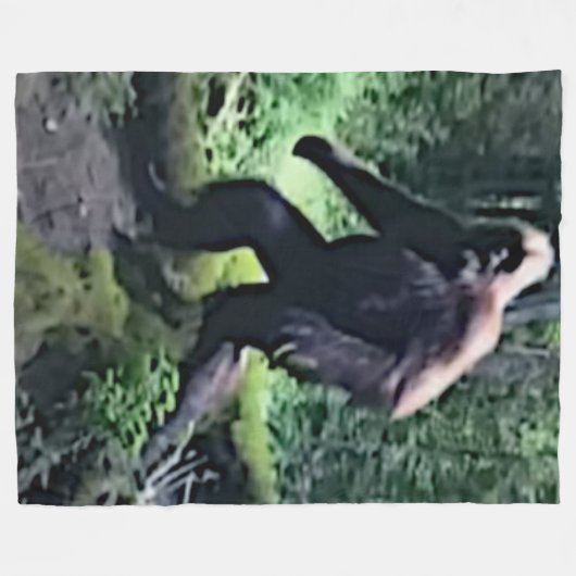 GROTE VOET FLEECE DEKEN (Voorkant (Horizontaal))