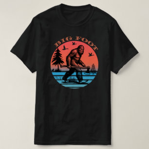Grote voet Graffiti Style Street Art Classic T-shi T-shirt
