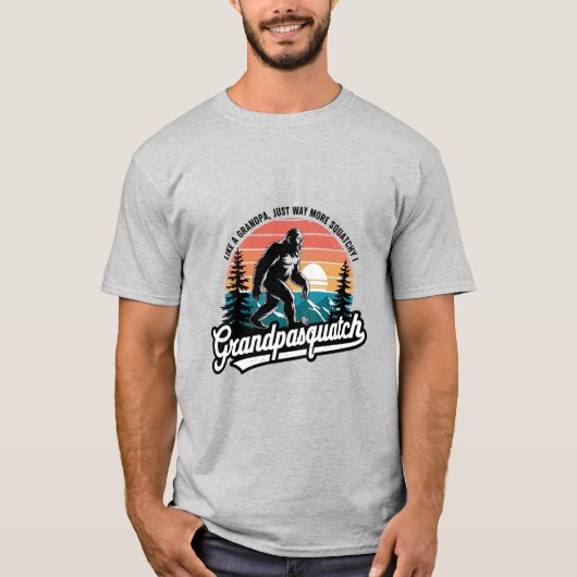 Grote voet: Grandpasquatch T-shirt (Voorkant)