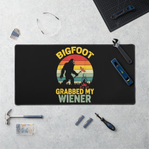 Grote Voet Greep Mijn Wiener Grappige Sasquatch Bureaumat