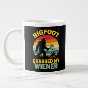 Grote Voet Greep Mijn Wiener Grappige Sasquatch Koffiekop