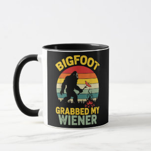 Grote Voet Greep Mijn Wiener Grappige Sasquatch Mok