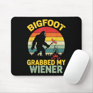 Grote Voet Greep Mijn Wiener Grappige Sasquatch Muismat