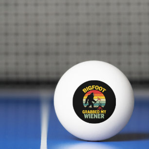 Grote Voet Greep Mijn Wiener Grappige Sasquatch Pingpongbal