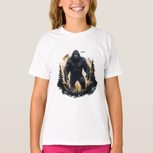 Grote voet in het bos t-shirt (Voorkant)