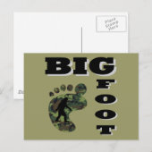 Grote voet met voet logo briefkaart (Voorkant / Achterkant)