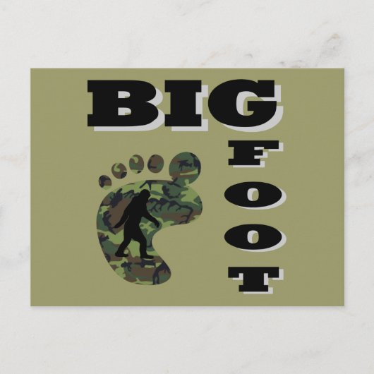 Grote voet met voet logo briefkaart (Voorkant)
