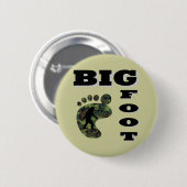 Grote voet met voet logo ronde button 5,7 cm (Voorkant /achterkant)