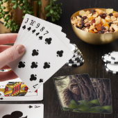 Grote voet/sasquatch pokerkaarten (Insitu)