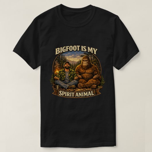 Grote Voet Sasquatch T-shirt (Design voorkant)
