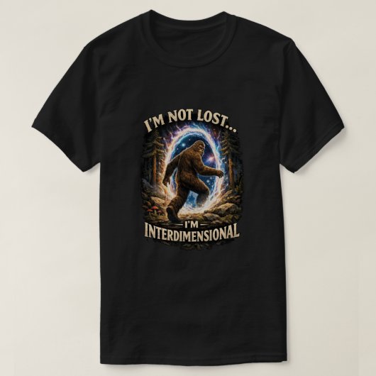 Grote Voet Sasquatch T-shirt (Design voorkant)