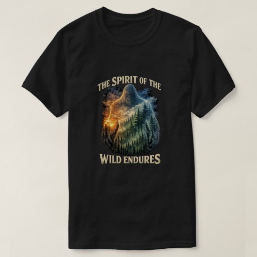 Grote Voet Sasquatch T-shirt (Design voorkant)
