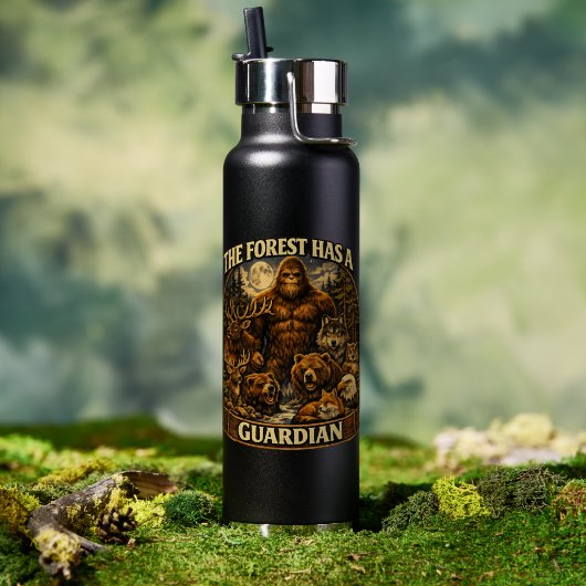 Grote Voet Sasquatch Waterfles (Buiten (Gedraaid)  )