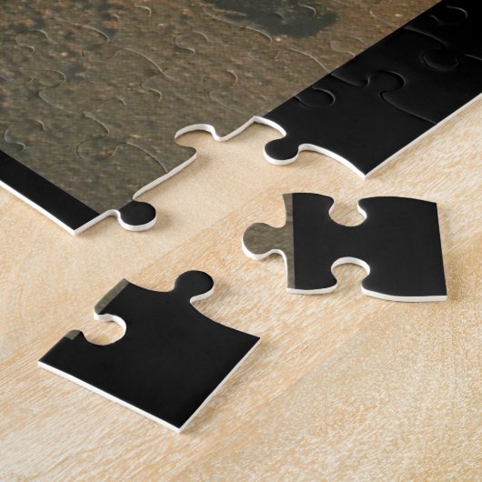 Grote voetafdrukken Puzzle Legpuzzel (Zijkant)