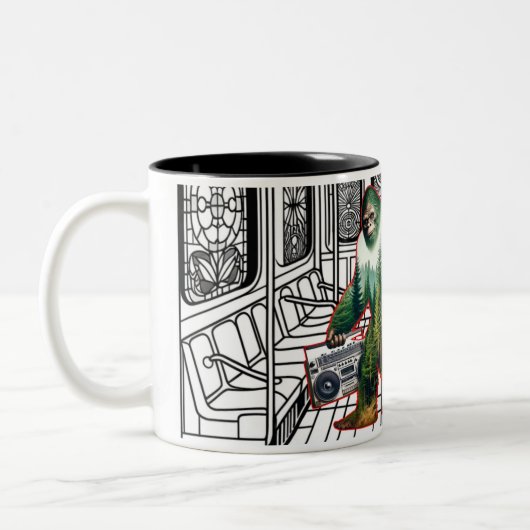 Grote voetgroeven Mok (Links)