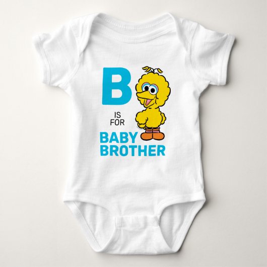 grote vogel | B is voor Baby Brother Romper (Voorkant)