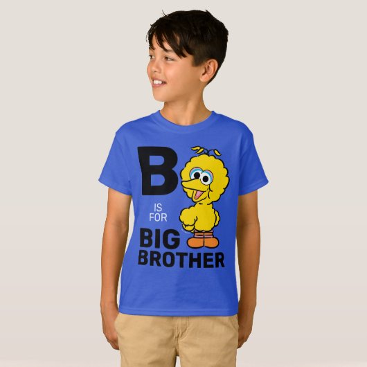 grote vogel | B is voor Big Brother T-shirt (Voorkant volledig)