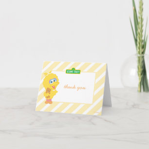 Grote Vogel Baby Verjaardag Bedankkaart