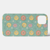 Grote Vogel | Bloemmotief met Goede Vibes Case-Mate iPhone Case (Achterkant (horizontaal))
