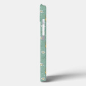 Grote Vogel | Bloemmotief met Goede Vibes Case-Mate iPhone Case (Achterkant / Links)