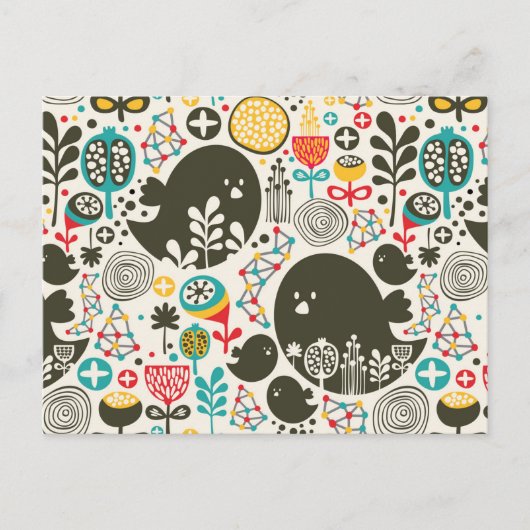 Grote vogel briefkaart (Voorkant)