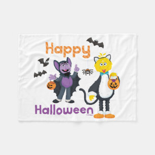 Grote vogel en graaf   Fijne Halloween Fleece Deken
