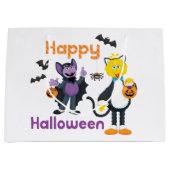 Grote vogel en graaf | Fijne Halloween Groot Cadeauzakje (Voorkant)