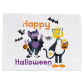 Grote vogel en graaf | Fijne Halloween Groot Cadeauzakje (Achterkant)