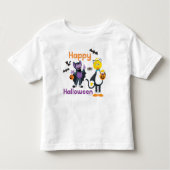 Grote vogel en graaf | Fijne Halloween Kinder Shirts (Voorkant)