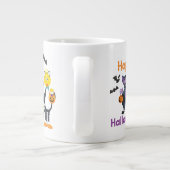 Grote vogel en graaf | Fijne Halloween Koffiekop (Achterkant)