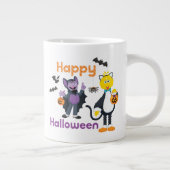 Grote vogel en graaf | Fijne Halloween Koffiekop (Rechts)