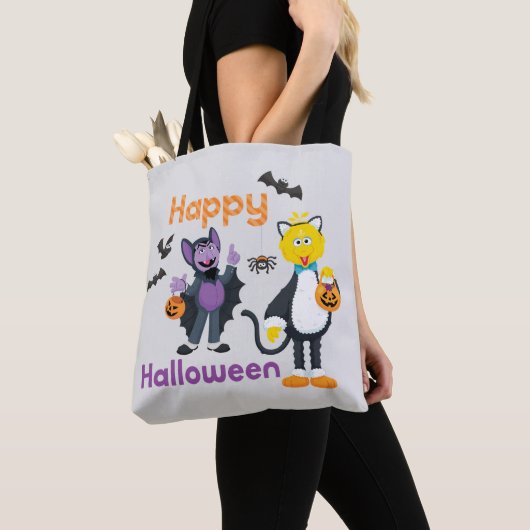 Grote vogel en graaf | Fijne Halloween Tote Bag (Dichtbij)