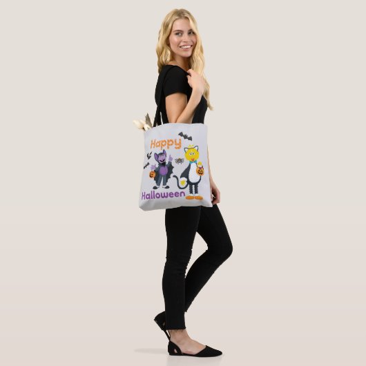 Grote vogel en graaf | Fijne Halloween Tote Bag (Op model)
