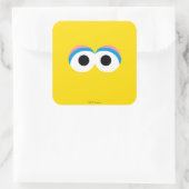 Grote Vogel Grote Gezicht Vierkante Sticker (Tas)