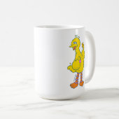 Grote Vogel met Kerstversiering Koffiemok (Voorkant rechts)
