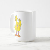 Grote Vogel met Kerstversiering Koffiemok (Voorkant links)