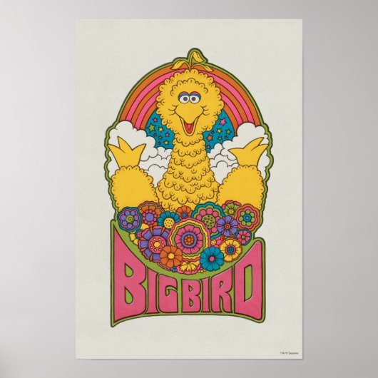 Grote Vogel | Psychedelisch Poster (Voorkant)