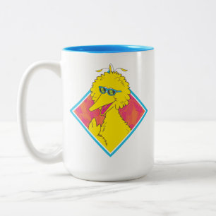 Grote Vogel   Tropen-badge Tweekleurige Koffiemok