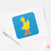 Grote Vogels Grafiek Vierkante Sticker (Envelop)