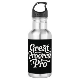 Grote Voortgang Pro" Motiverende Waterfles