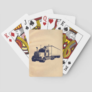 Grote Vrachtwagen Chauffeurskaartspel Pokerkaarten