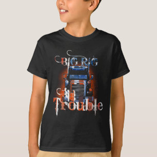 Grote vrachtwagen grote problemen! Trucker T-shirt