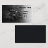 grote vrachtwagen in Gray Visitekaartje (Voorkant / Achterkant)
